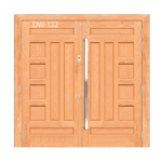 Mahogony Exclusive Double Door (DW-122) size -81″ x 82″