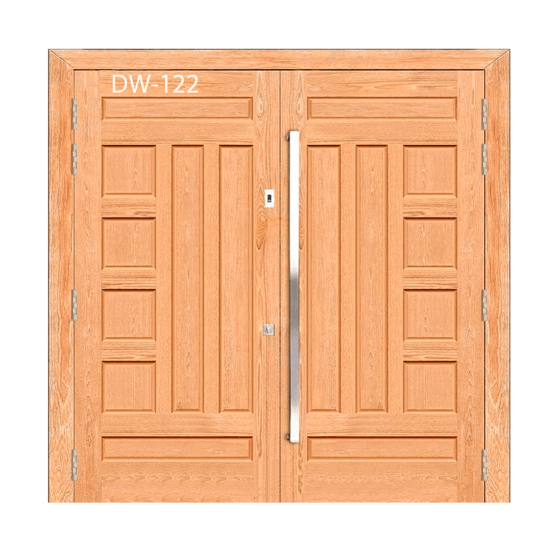 DW 122 800pi Mahogony Exclusive Double Door (DW-122) size -81″ x 82″ - Image 1