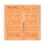 Mahogony Exclusive Double Door (DW-123) size -81″ x 82″