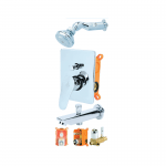 Elite Conceal Shower Mixer Set Square