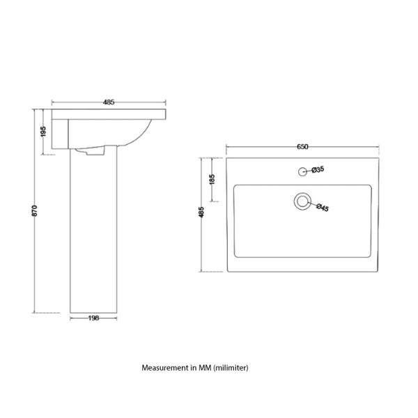 MELIA Wash Basin (Stella) - Image 5