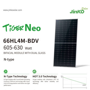 630 Watt Tiger Neo Solar Panel
