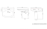 OCTAVIA Wall Hung Basin - Image 5